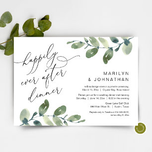 Invitation Heureux Après Le Dîner, L'Étage, La Verdure