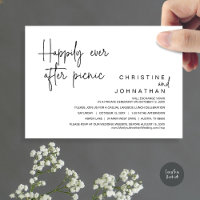 Heureux Jamais Après Pique-Nique, Mariage Elopemen