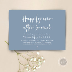 Invitation Heureux pour toujours après le brunch, Moderne apr