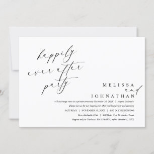 Invitation Heureux toujours après le dîner fête et la danse