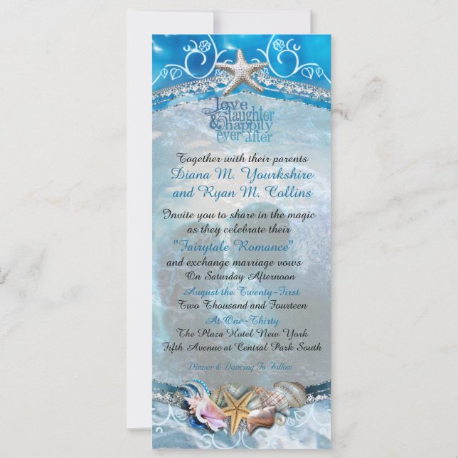 Invitation Heureux toujours après l'invitation (Dos)