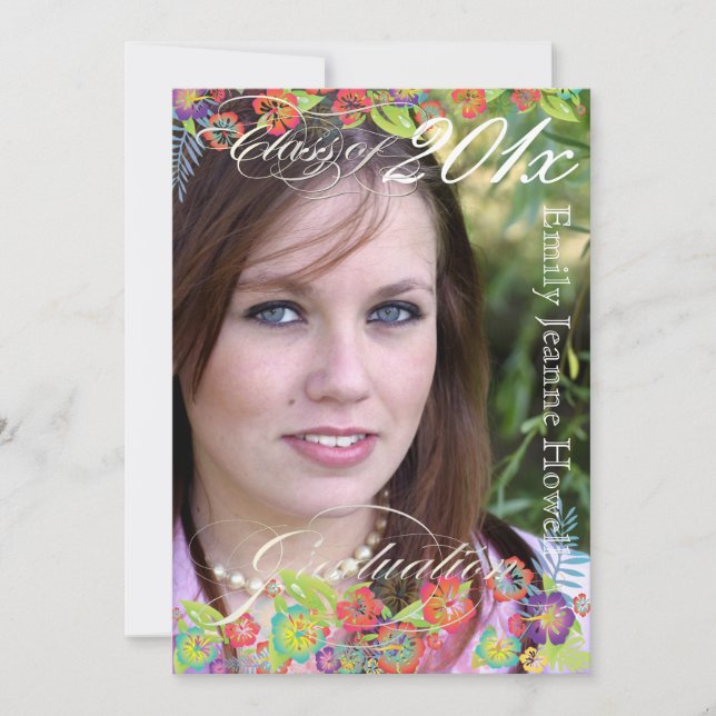 Invitation Hibiscus hawaïen de PixDezine, 2014 (Devant)