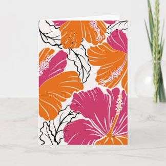 Invitation Hibiscus lumineux