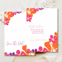 Hibiscus Tropical Rose Orange Purple Enregistrer L