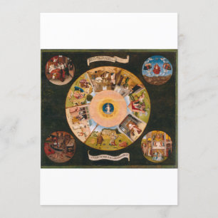 Invitation Hiéronymus Bosch - Les Sept Péchés Mortels Et Le F