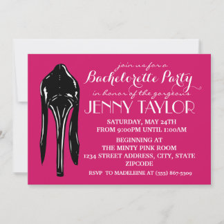 Invitation High Heel Stiletto Bachelorette