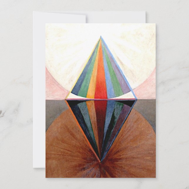Invitation Hilma Af Klint Le Cygne No 12 (Devant)