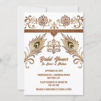 Hindi Mehndi indien lotus paon plumes nuptiale