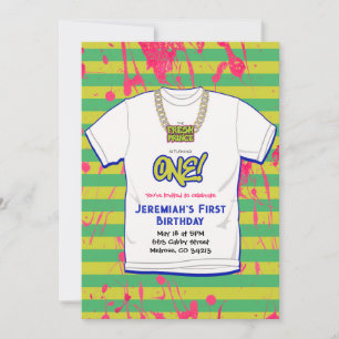 Invitation Hip Hop Fresh Premier Anniversaire