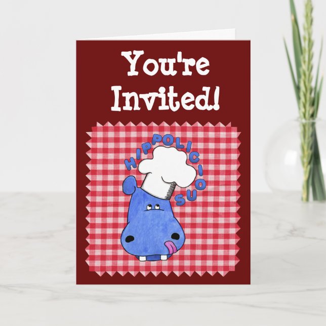 Invitation Hippo Chef Hippolicy (Devant)