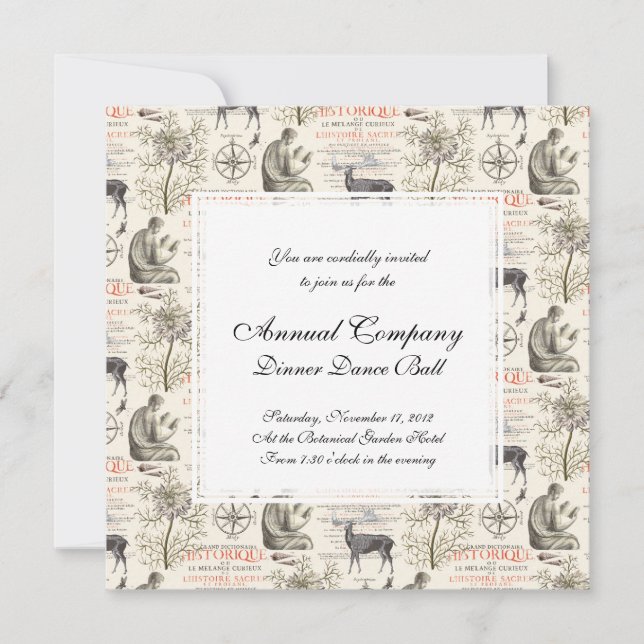 Invitation Histoire et science - La quête du savoir (Devant)