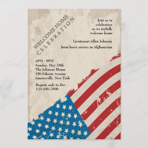 Invitation historique de drapeau