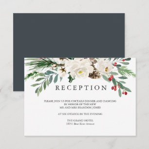 Invitation Hiver mystique   Boîtier de réception du MARIAGE