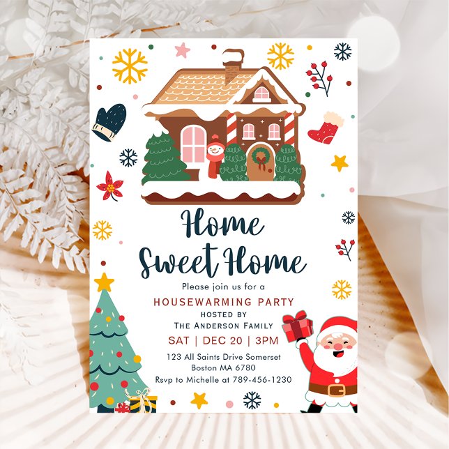 Invitation Hiver Noël Fête du réchauffement climatique Invita (Créateur téléchargé)
