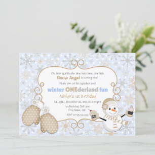 Invitation Hiver Un derland 1er anniversaire