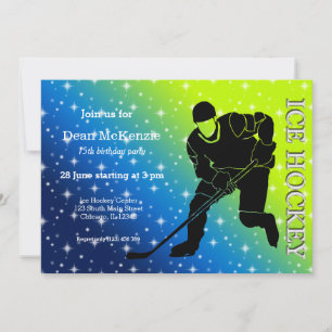 Invitation Hockey sur glace