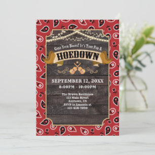 Invitation Hoedown