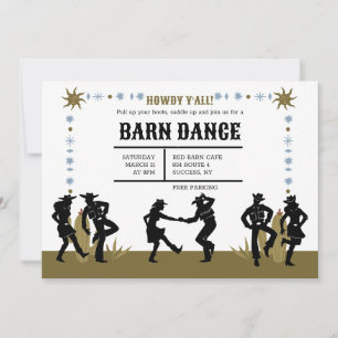 Invitation Hoedown occidental