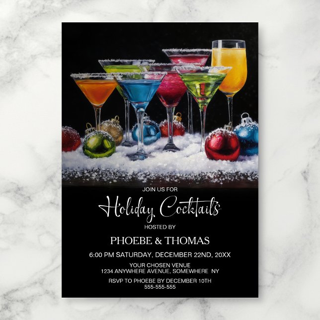 Invitation Holiday Cocktail Party (Créateur téléchargé)