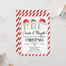 Holiday Mahjong Party Editable Invitation, Mahjong