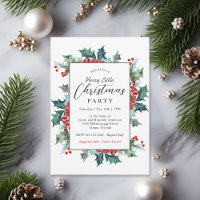 Holly Evergreens Joyeux Noël