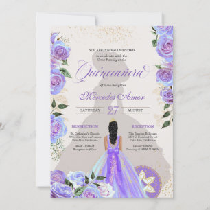 Invitation Holographique Iridescgraphique Fancy Charro Quince
