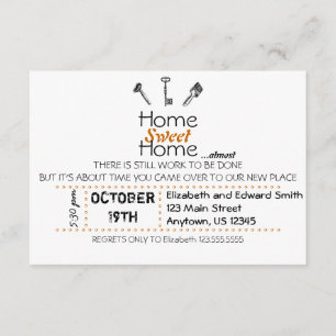 Invitation Home Sweet Home