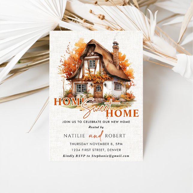 Invitation Home Sweet Home Fête de réchauffement ménager (Créateur téléchargé)