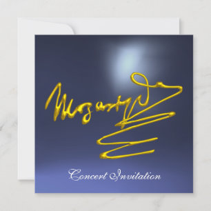 INVITATION HOMMAGE À MOZART, CONCERT BLEU OR