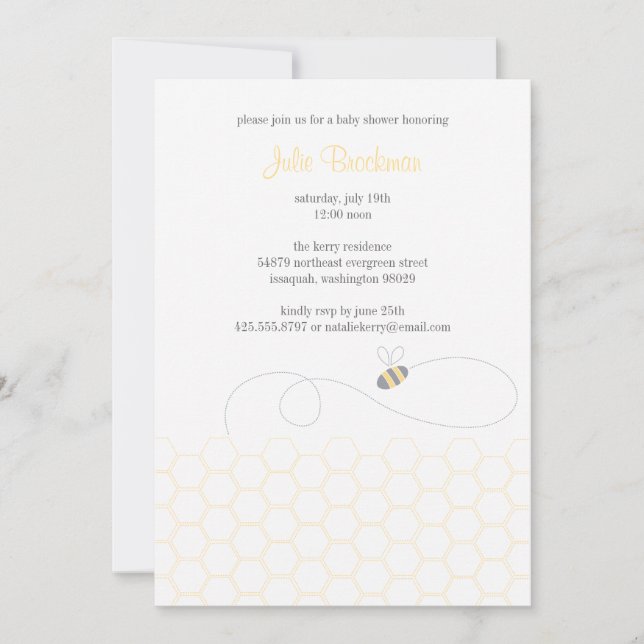 Invitation Honeypeb (Devant)