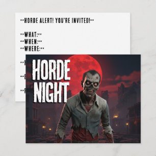Invitation Horde Night Party