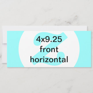 invitation horizontal 4x9,25