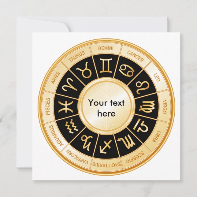 Invitation Horoscope Mandala (Devant)