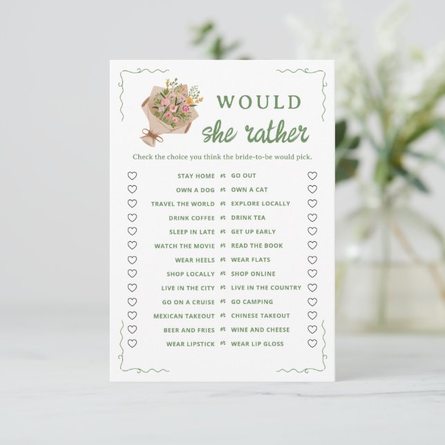 Invitation Hors Du Marché Elle Préférerait Jouer (Debout devant)