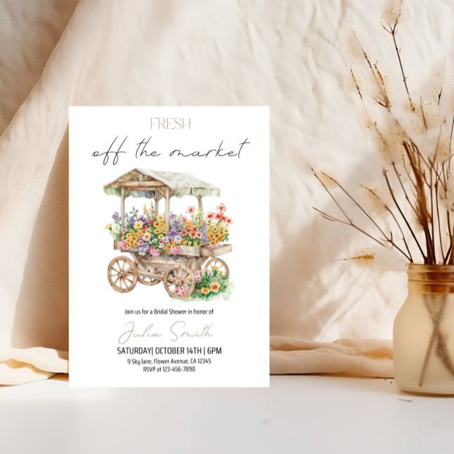 Invitation Hors Fête des mariées Du Marché (Créateur téléchargé)