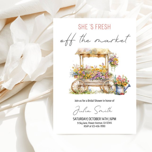 Invitation Hors Fête des mariées Du Marché (Créateur téléchargé)