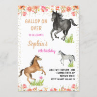 Horse Gallop sur Over Girl Birthday Party