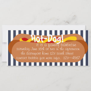 Invitation Hot Dog ! Parti