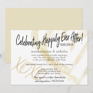 Invitation Hugs, Baisers et Coeurs Post Wedding Party