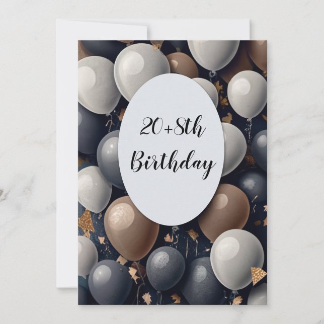 Invitation Humoristique 28e (Devant)