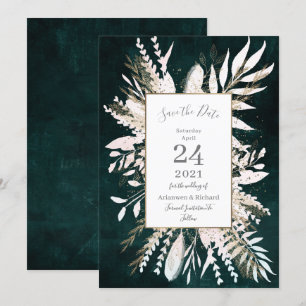 Invitation Humour rustique Les plantes vertes sauvent la date