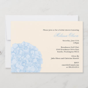 Invitation Hydrangea Shower/Party