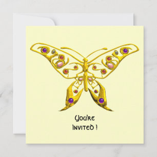 Invitation HYPER PAPILLON ,blanc