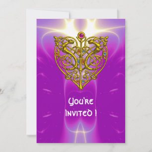 Invitation HYPER VALENTINE rose violet