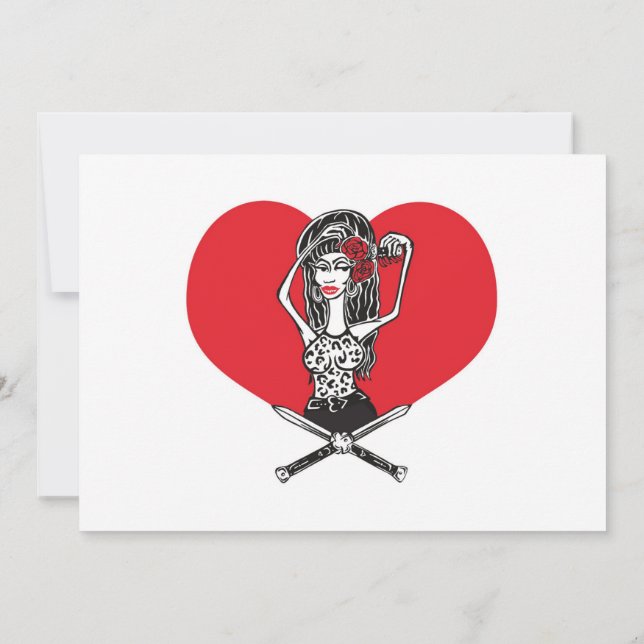 Invitation I coeur vous (Dos)