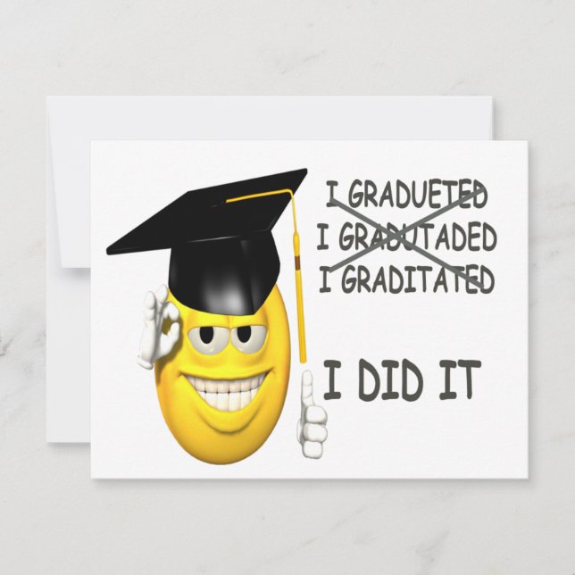 Invitation I Diplômé (Devant)