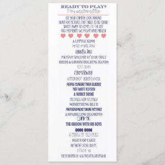 Invitation I Spy Mariage Picutres Edition