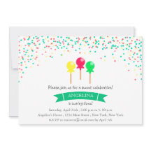 Ice lollies -invitation de fête d'anniversaire