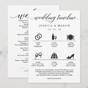 Invitation Icon Mariage Itinéraire et Mariage Bienvenue