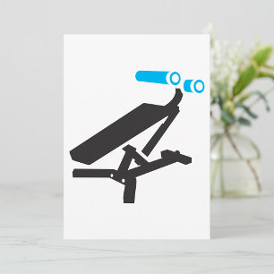 Invitation Icône Équipement De Gym